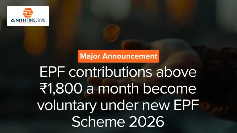 EPF Scheme 2026: Contributions Above ₹1,800 Are Now Voluntary
