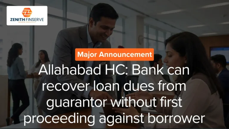 Bank Can Recover Loan Dues From Guarantor Without First Proceeding Against Borrower: Allahabad HC